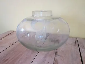 Signed Perry Coyle Crystal Glass Vase "Rainbird Spirit"