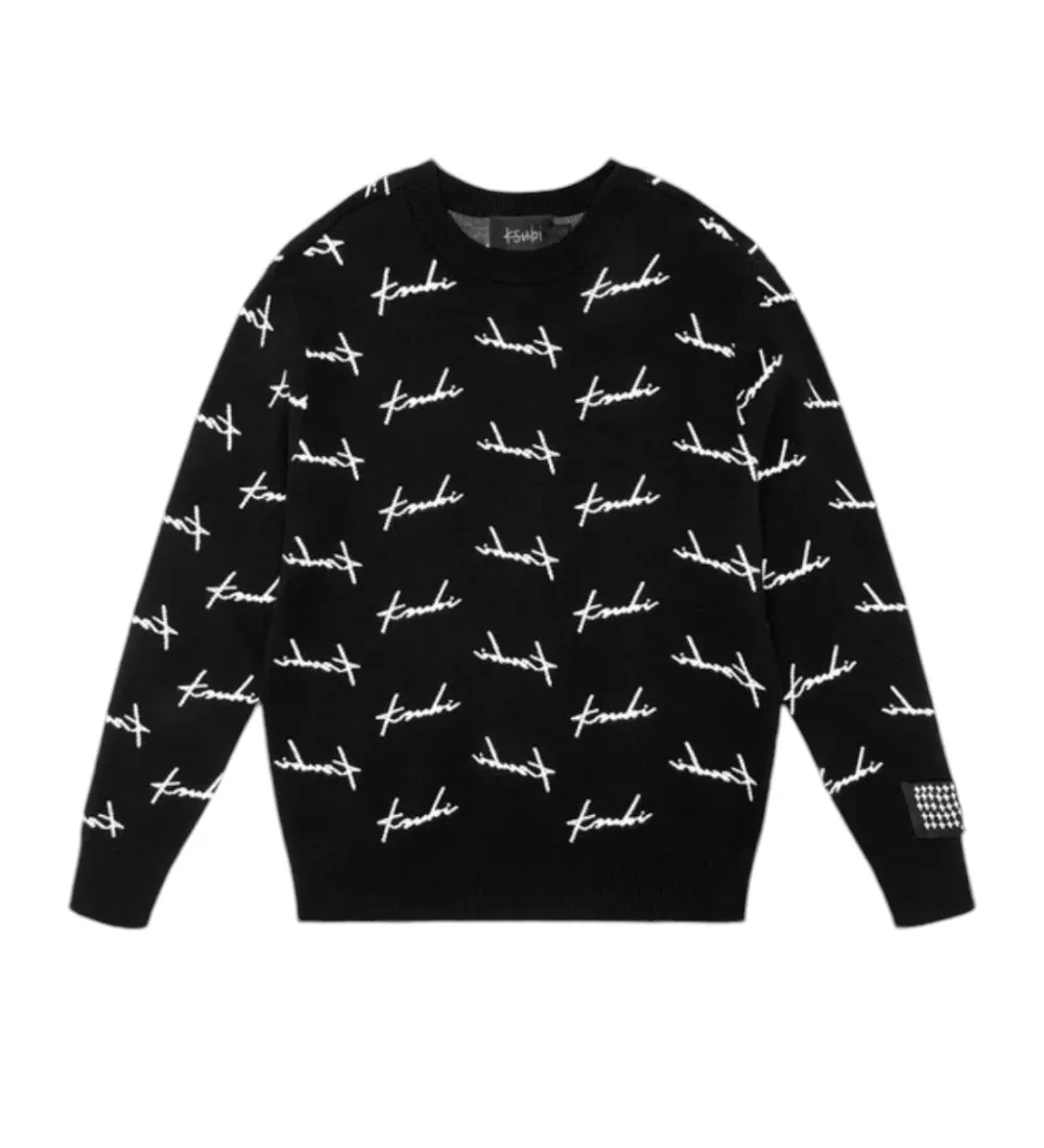 Skript Knit Crew - Black