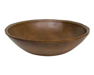 Small decorative shallow brown bowl