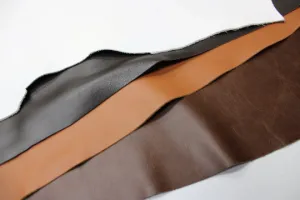 SMOOTH LEATHER BUNDLE - 20 - 25 sq.ft. Bundles - Soft Leathers 4 Colors Mix