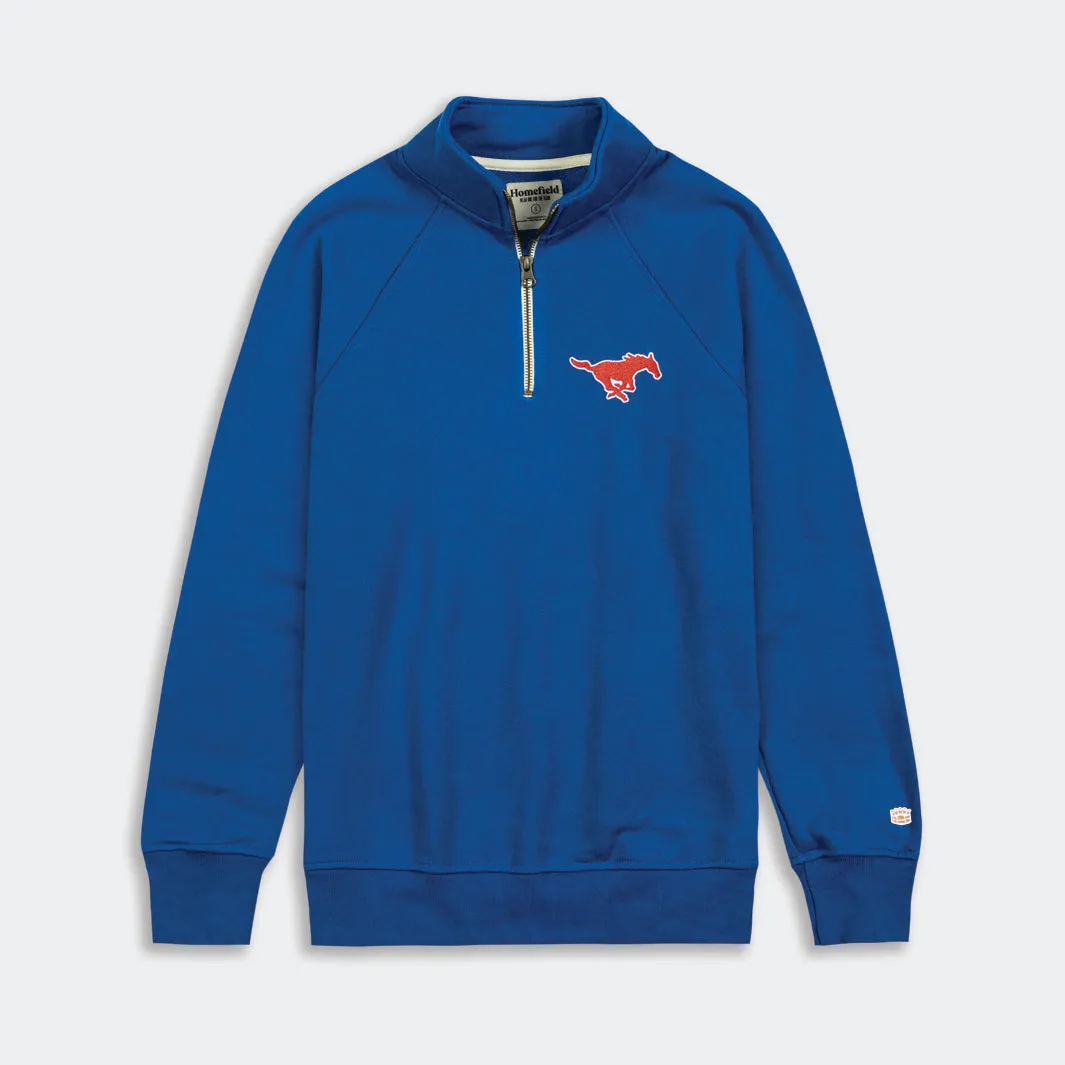 SMU Mustangs Classic Logo Quarter Zip