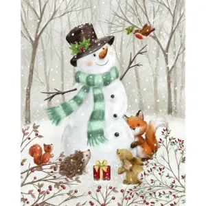 Snowman & Forest Friends Digital Panel
