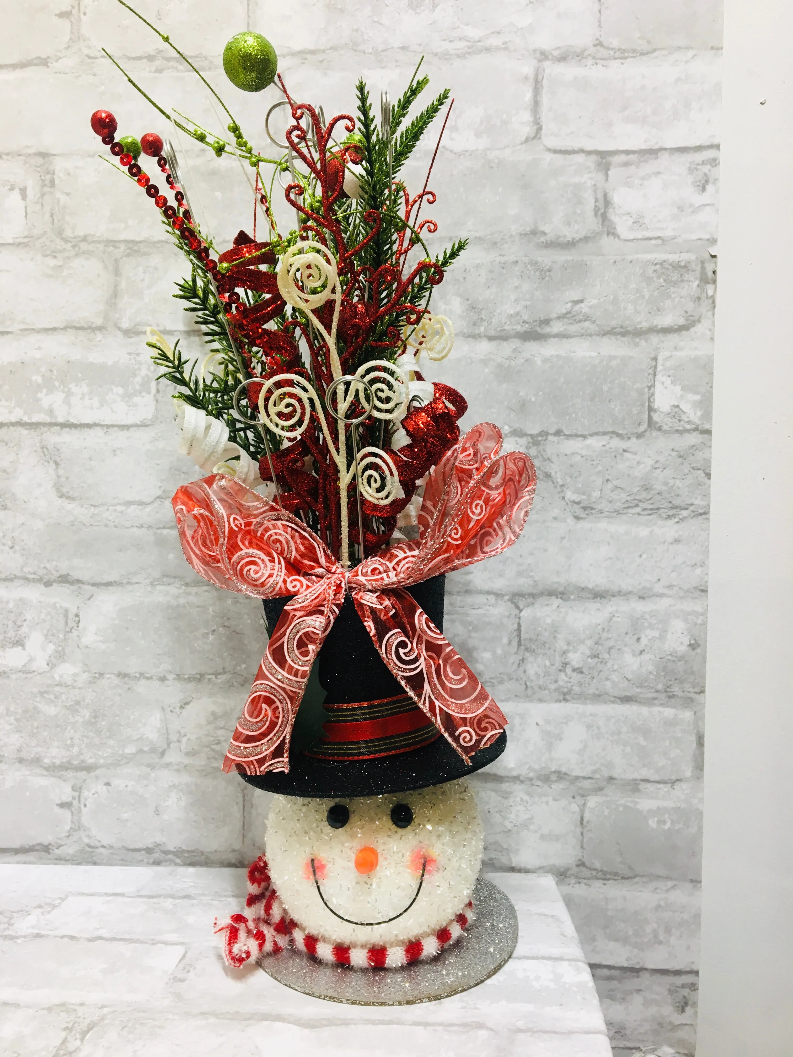 Snowman Decorative Photo/Card Holder!