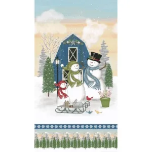 Snowman's Dream 24" Panel 7048P