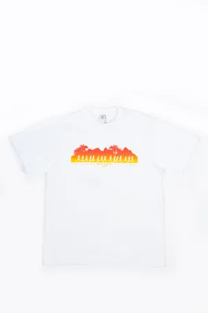 SPORTY AND RICH HAWAII RUN T-SHIRT WHITE