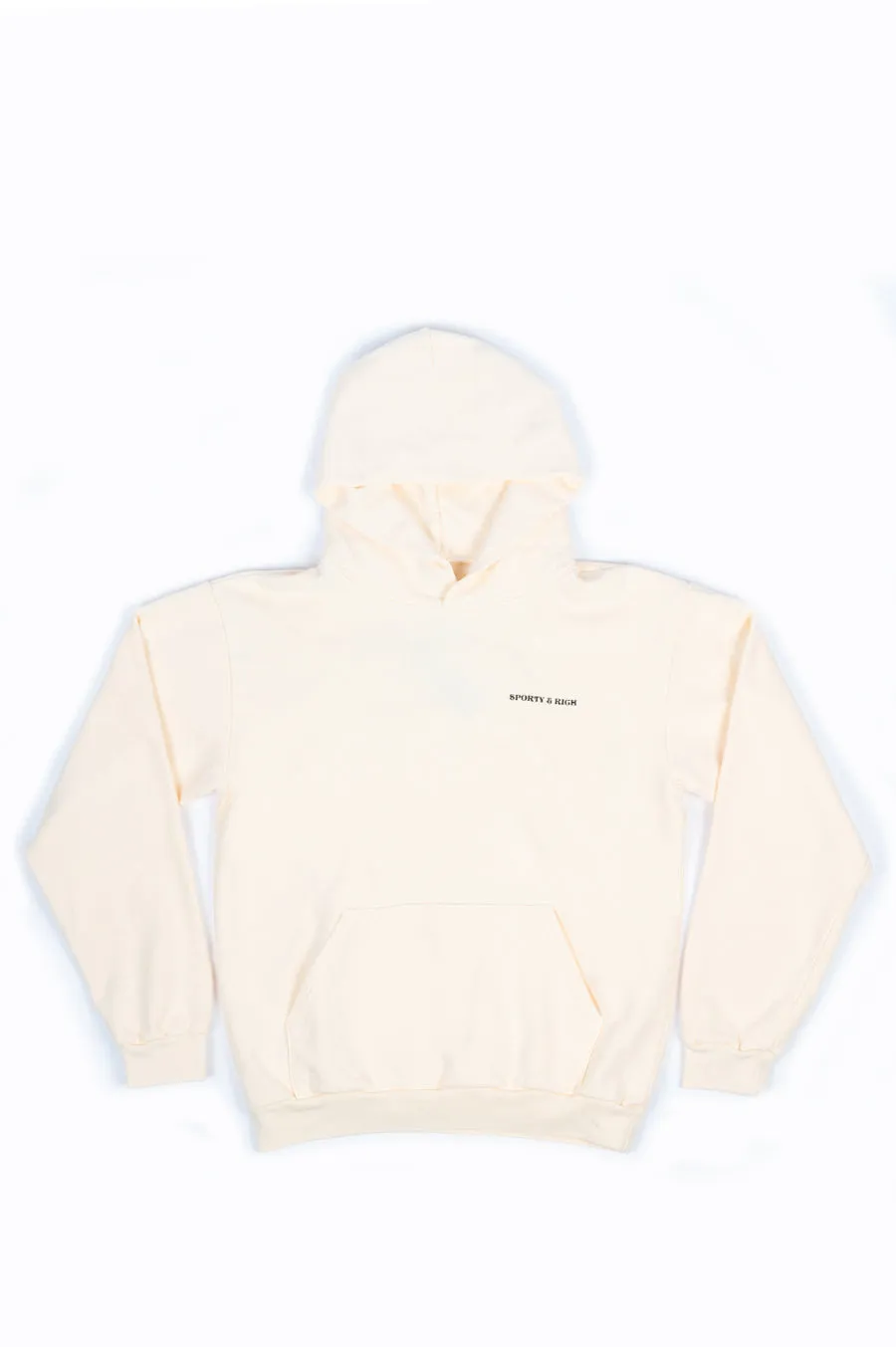 SPORTY AND RICH SUN CLUB HOODIE CREAM