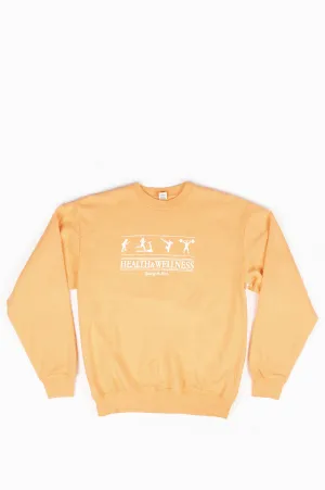 SPORTY AND RICH WELLNESS CREWNECK GUAVA