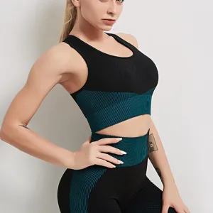 Sporty Top for Women Seamless Fitness Tops