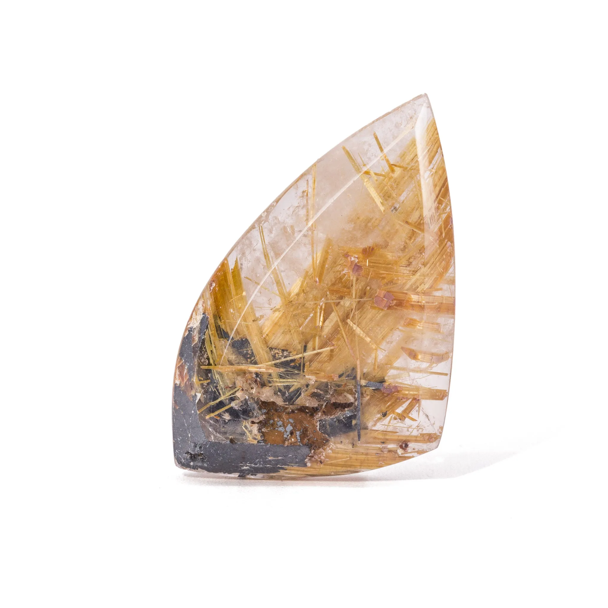 Star Rutile Quartz 23.1 Carat Gem Crystal Cabochon