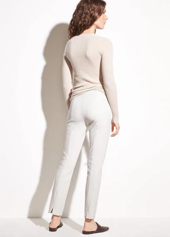 Stitch Front Seam Legging - White (Gesso)