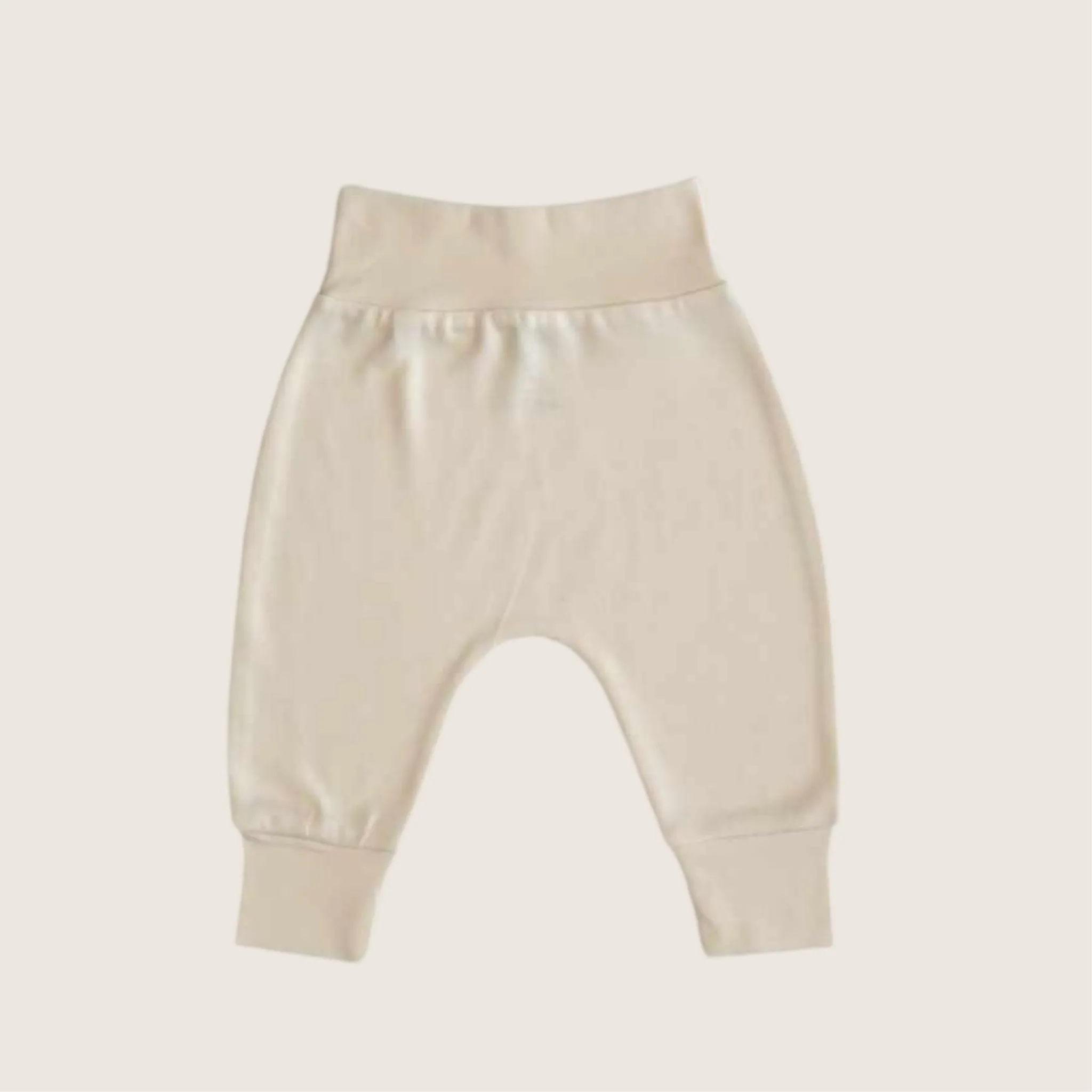 Stone Cream Organic Baby Casual Jogger