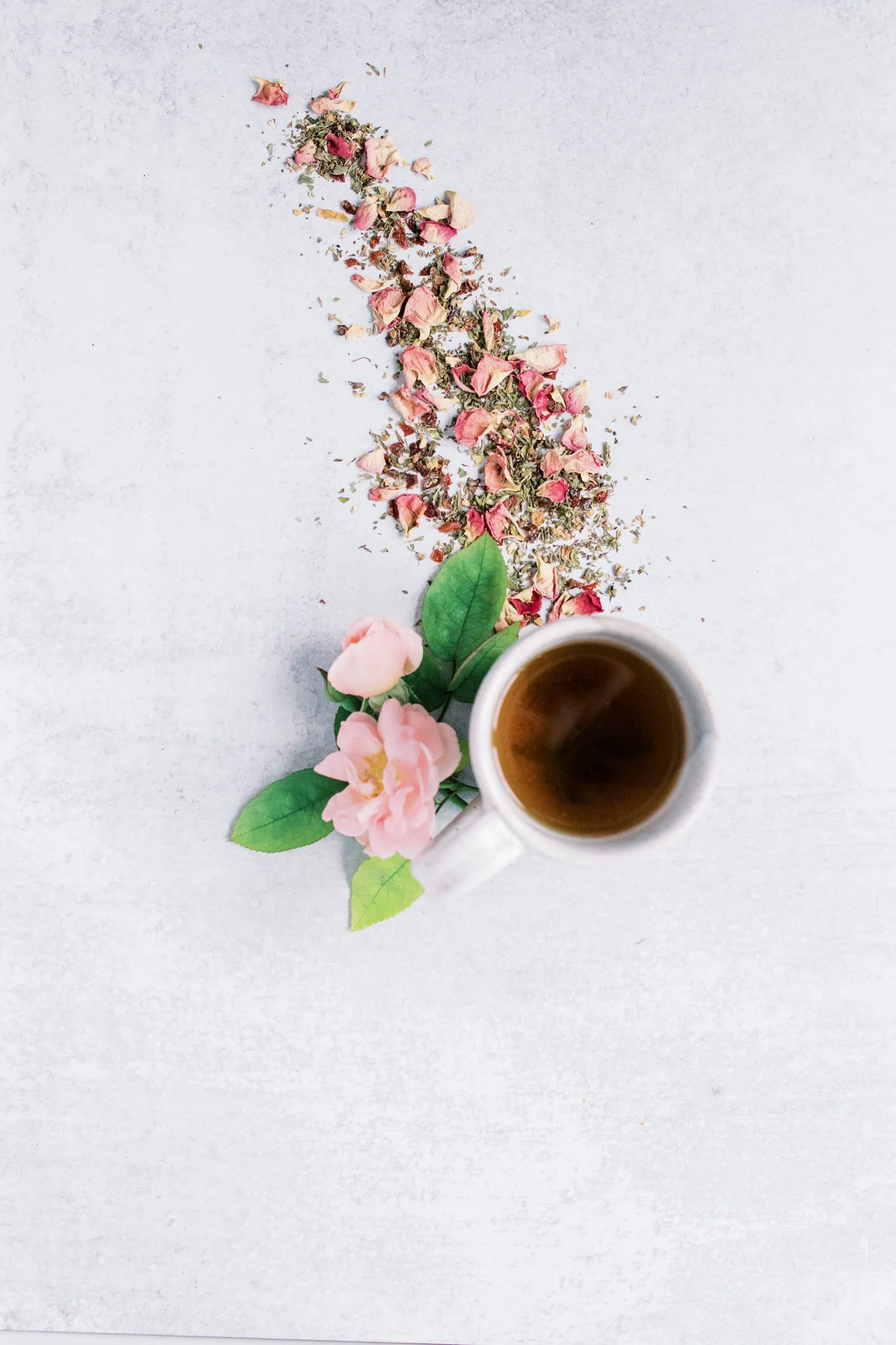 Stress Less Tulsi   Rose Tea