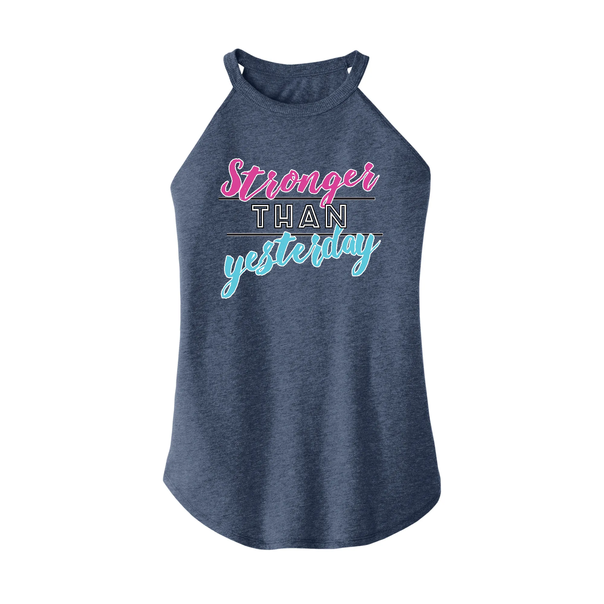 Stronger than Yesterday Rocker Tank Top