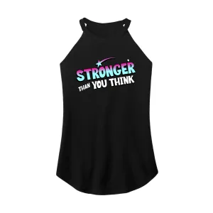 Stronger than you think Rocker Tank Top