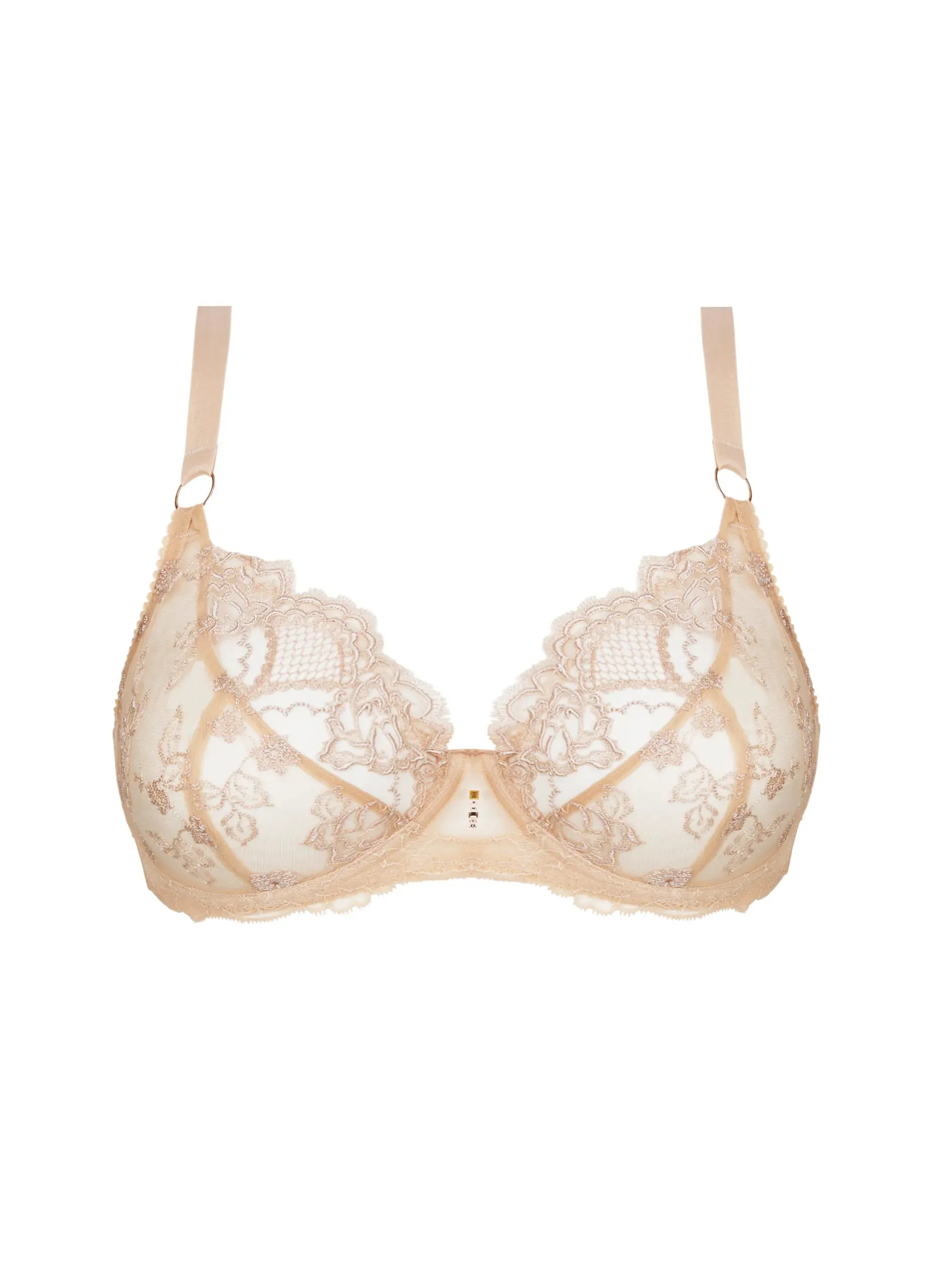 Sublime En Dentelle 3/4 Cup Bra In Nude - Lise Charmel
