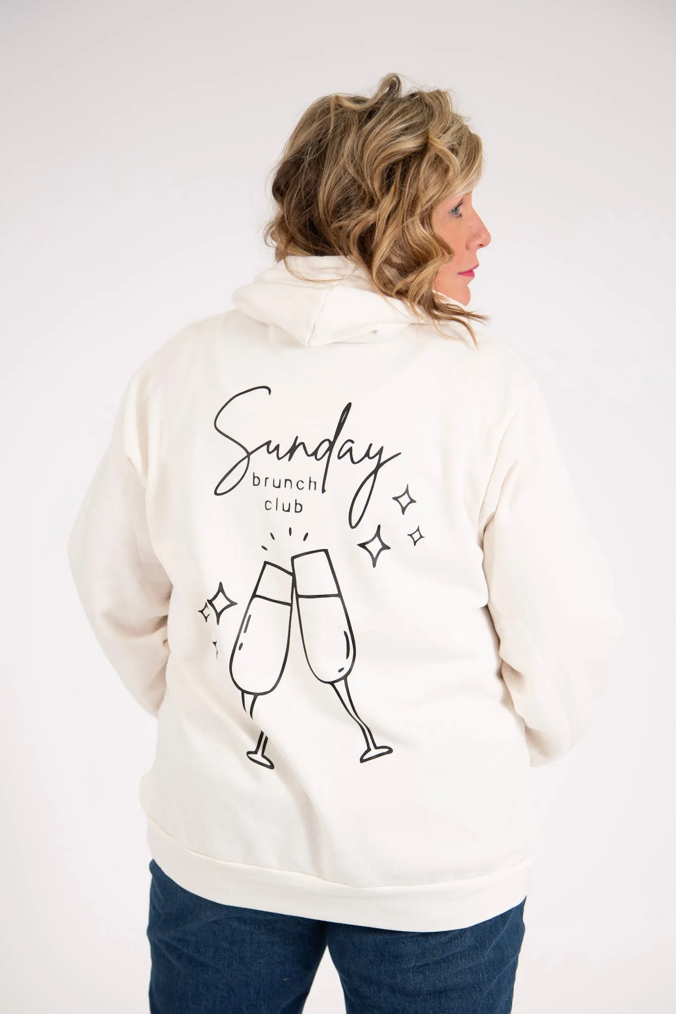 Sunday Brunch Club Sponge Hoodie