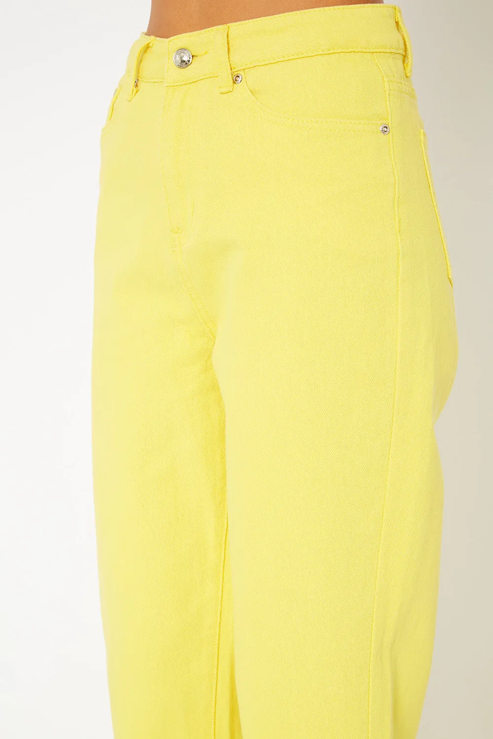 Super high-rise baggy mom fit color pants