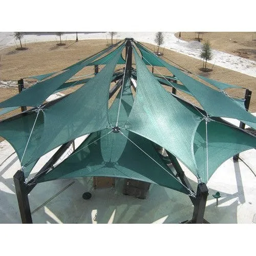 Super Span Octagon Multi-Level Multi-Panel Shade Structure