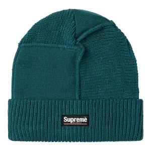 Supreme Paneled Seam Beanie- Work Teal