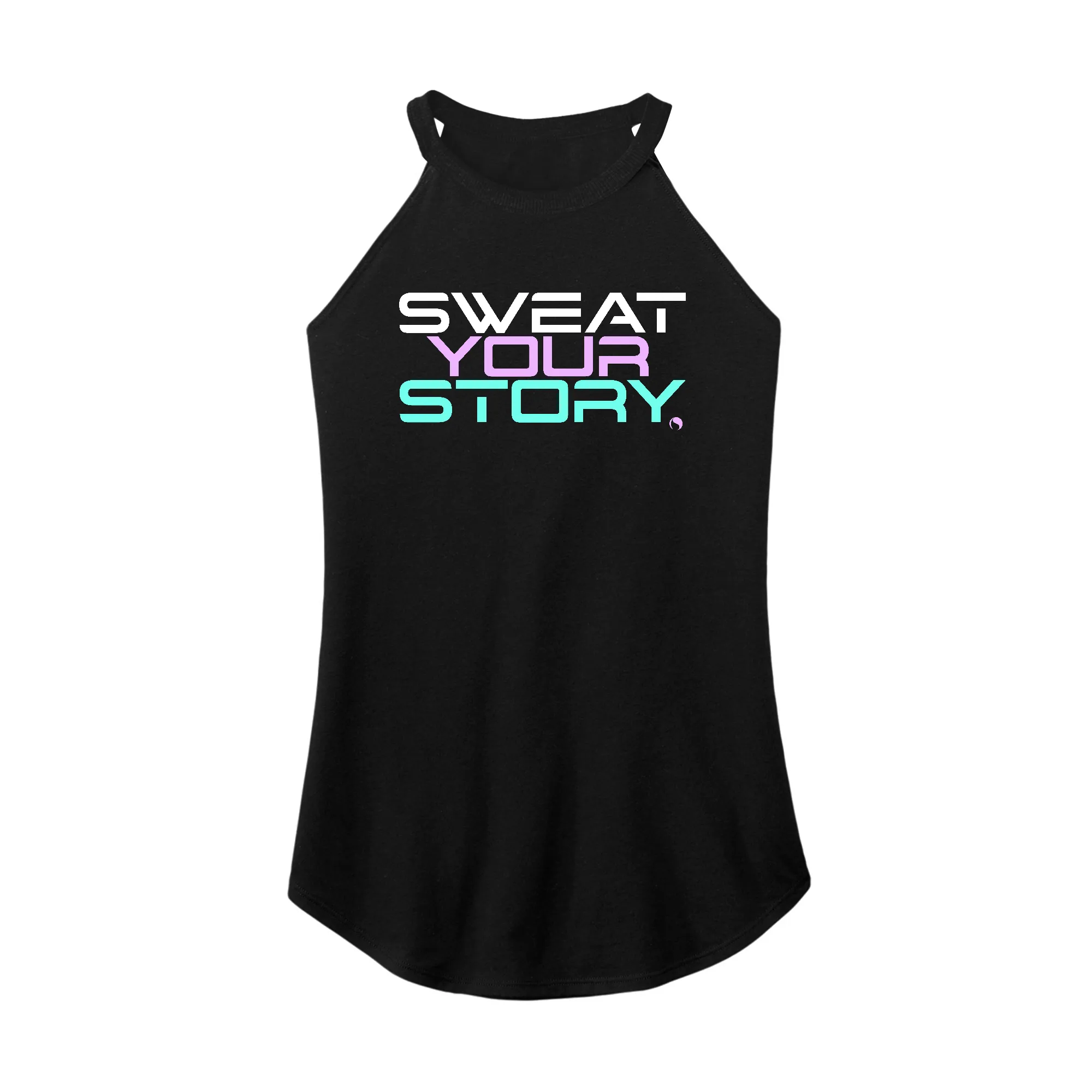 Sweat Your Story Rocker Tank Top