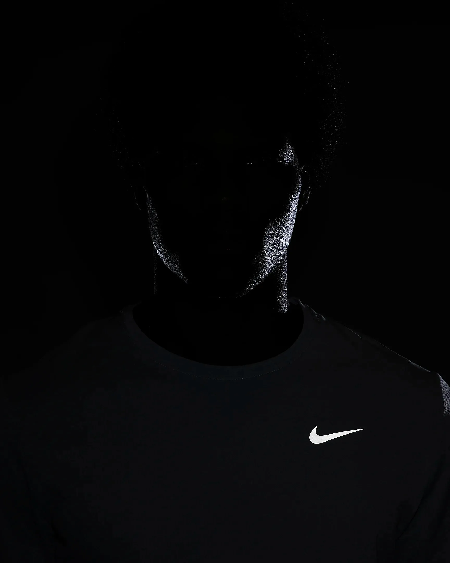 T SHIRT NIKE DRY-FIT RUN MAGLIA UOMO MAN TEE RUNNING GRIGIA
