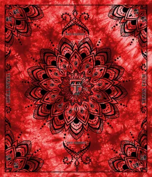 TEXAS TECH UNIVERSITY-Collegiate Tapestry-100% Polyester Minky-TT1360