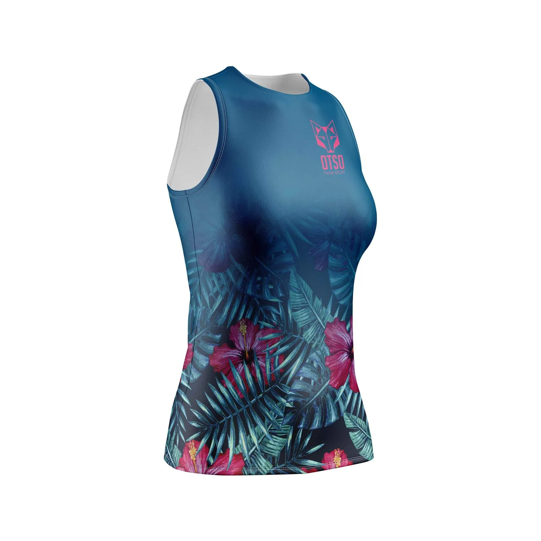 Textile femme Débardeur dark tropical OTSO