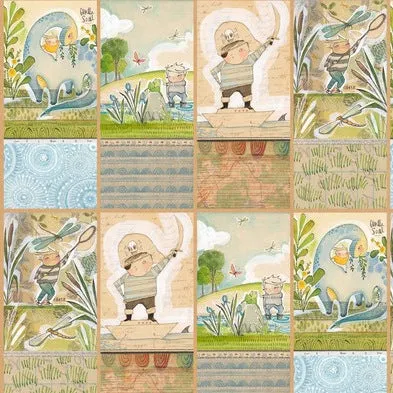 The Adventurers The Wonderers Panel by Cori Dantini for Blend Fabrics