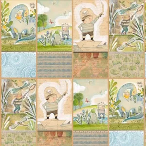 The Adventurers The Wonderers Panel by Cori Dantini for Blend Fabrics
