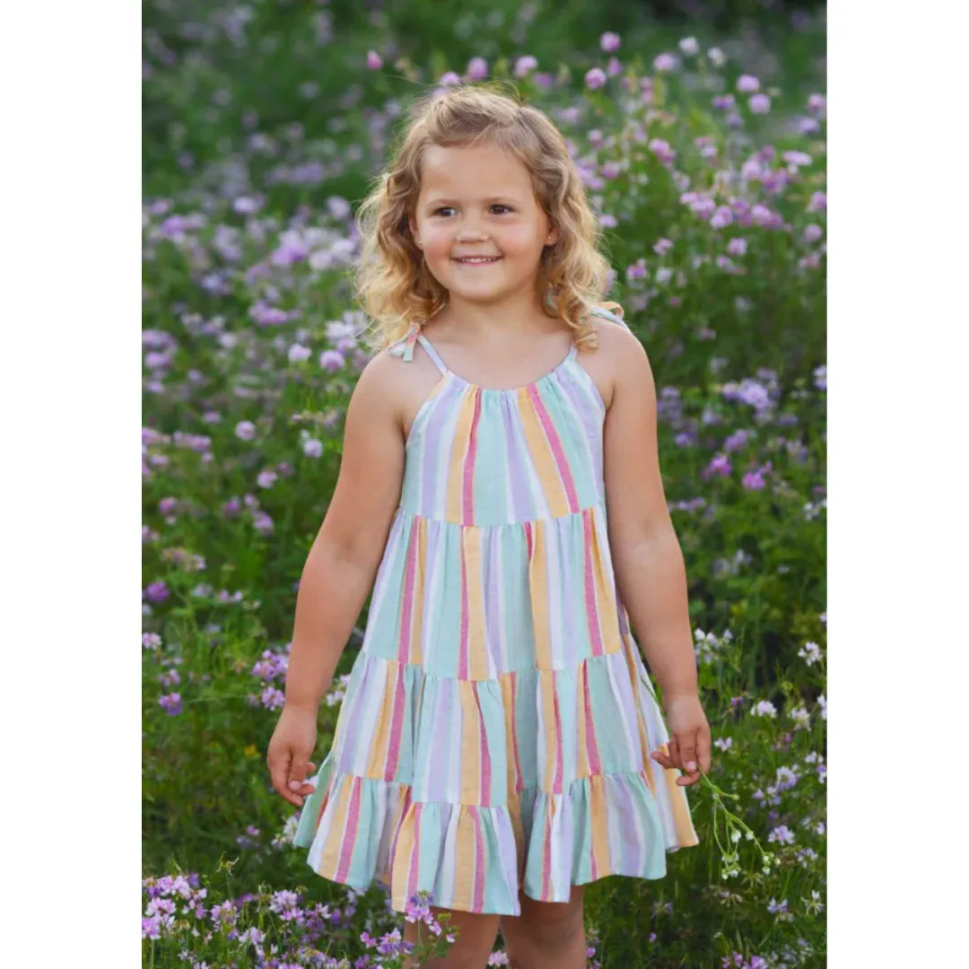 The Malibu Dress & Bow (5T)
