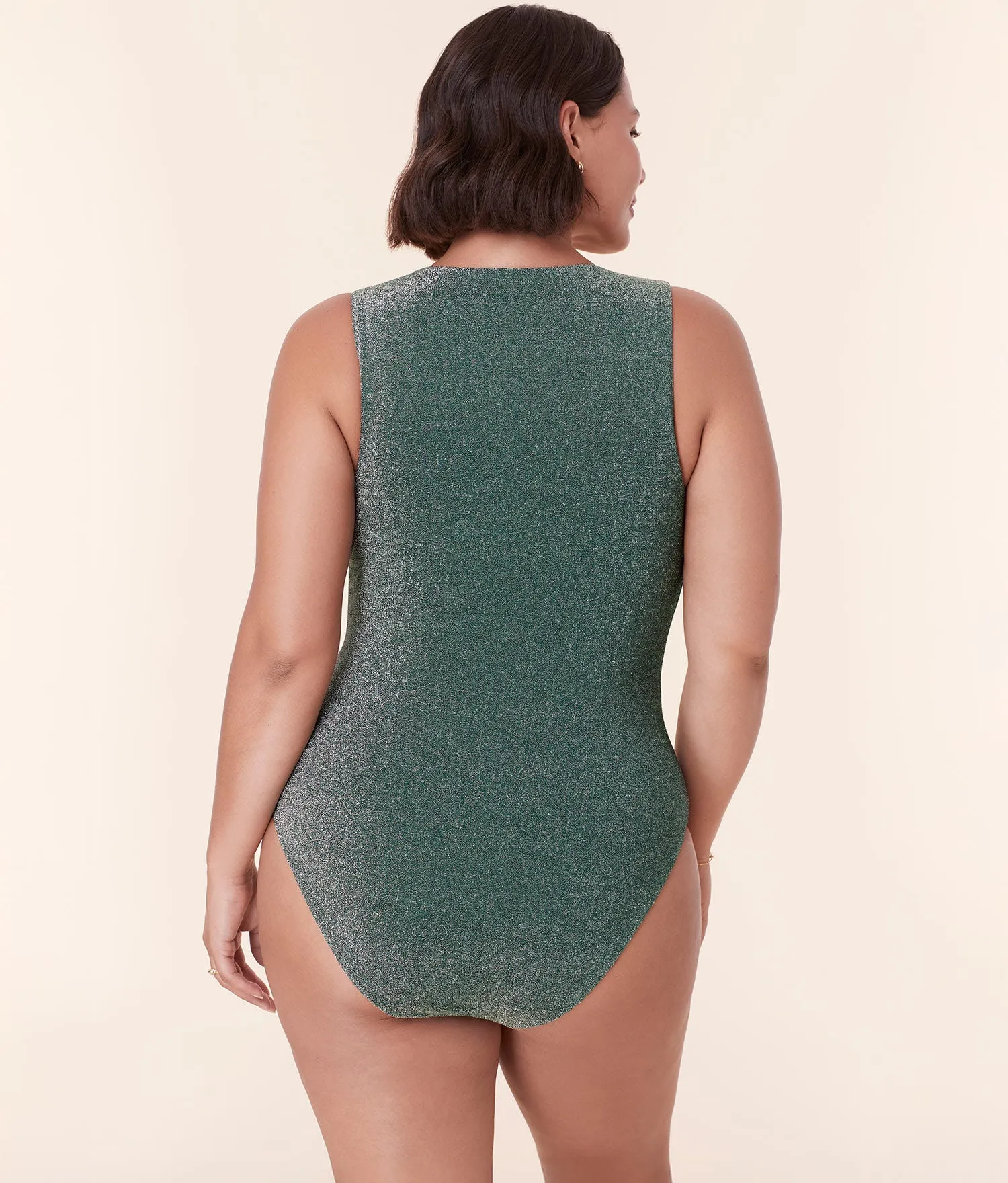 The Malibu One Piece - Glitter - Cascade - Classic
