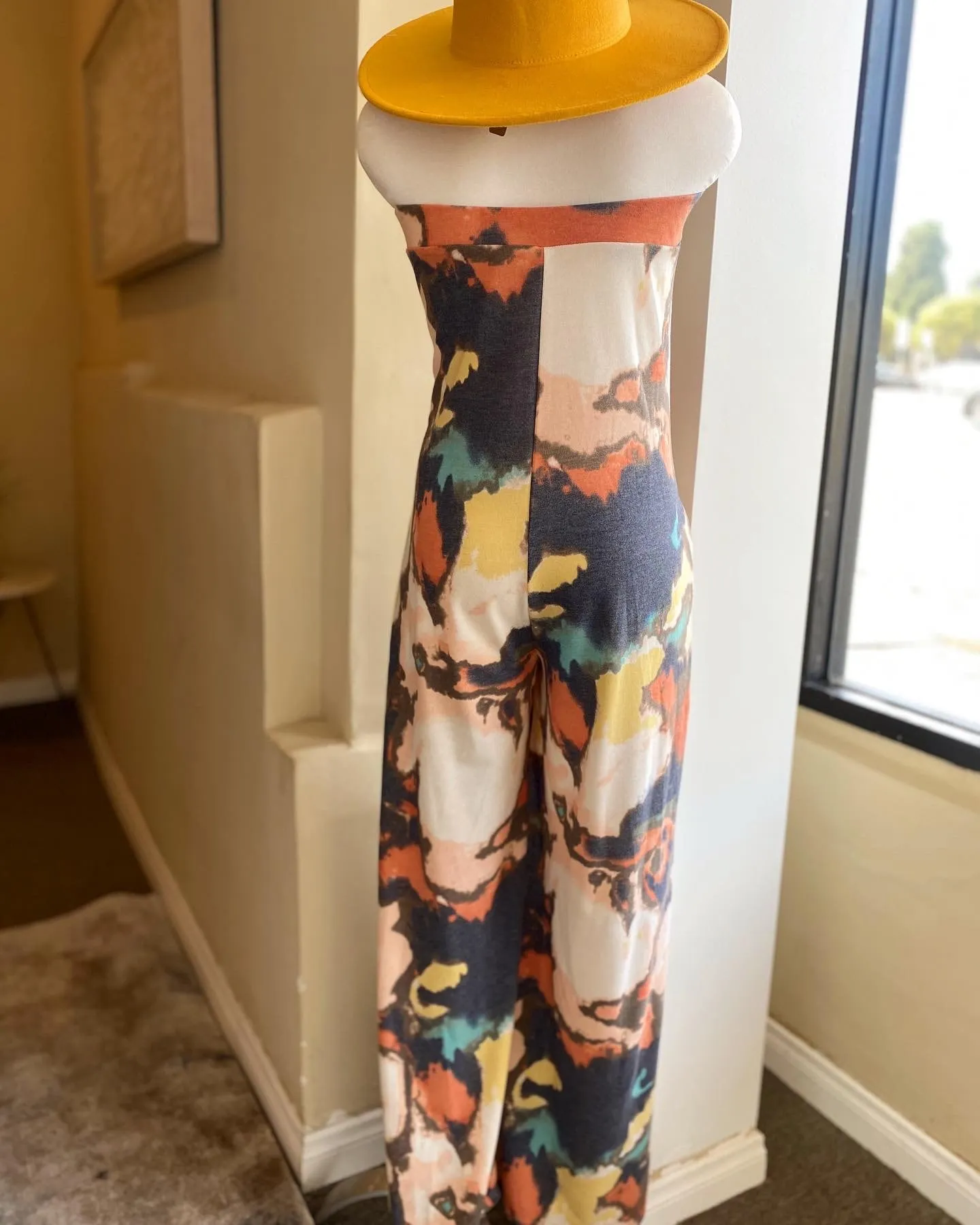 Tie Dye Wide Leg Jumper