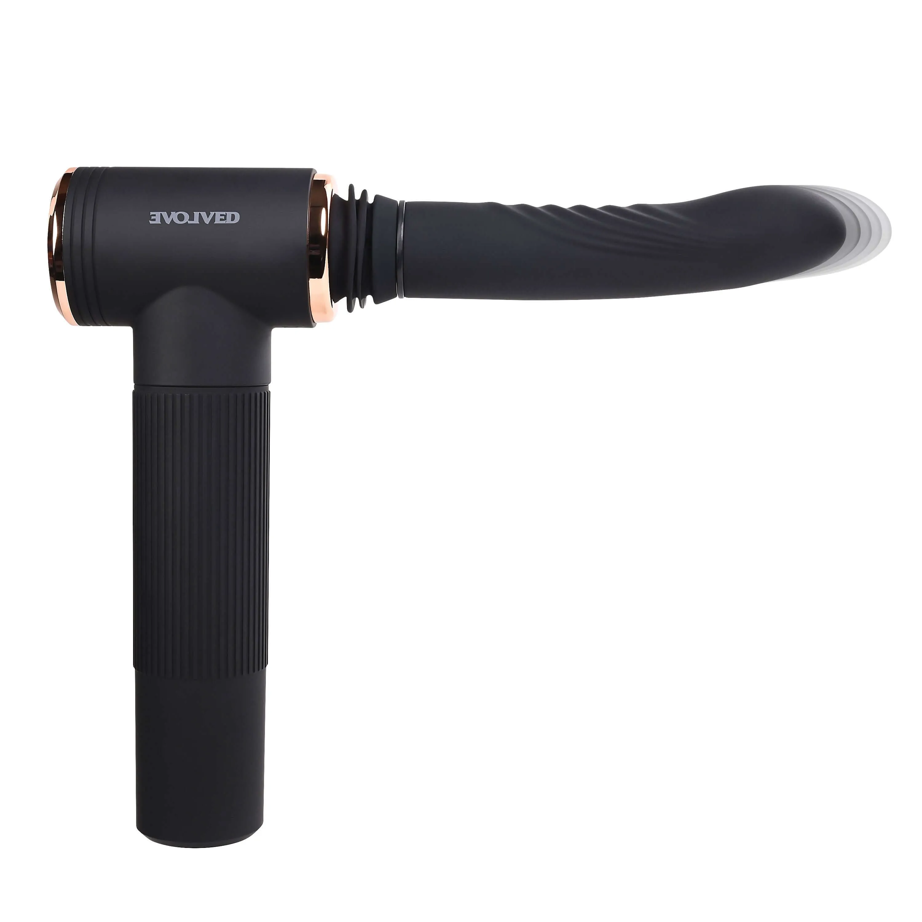 Too Hot to Handle - Black: The Ultimate Thrusting, Heating, and Vibrating Experience