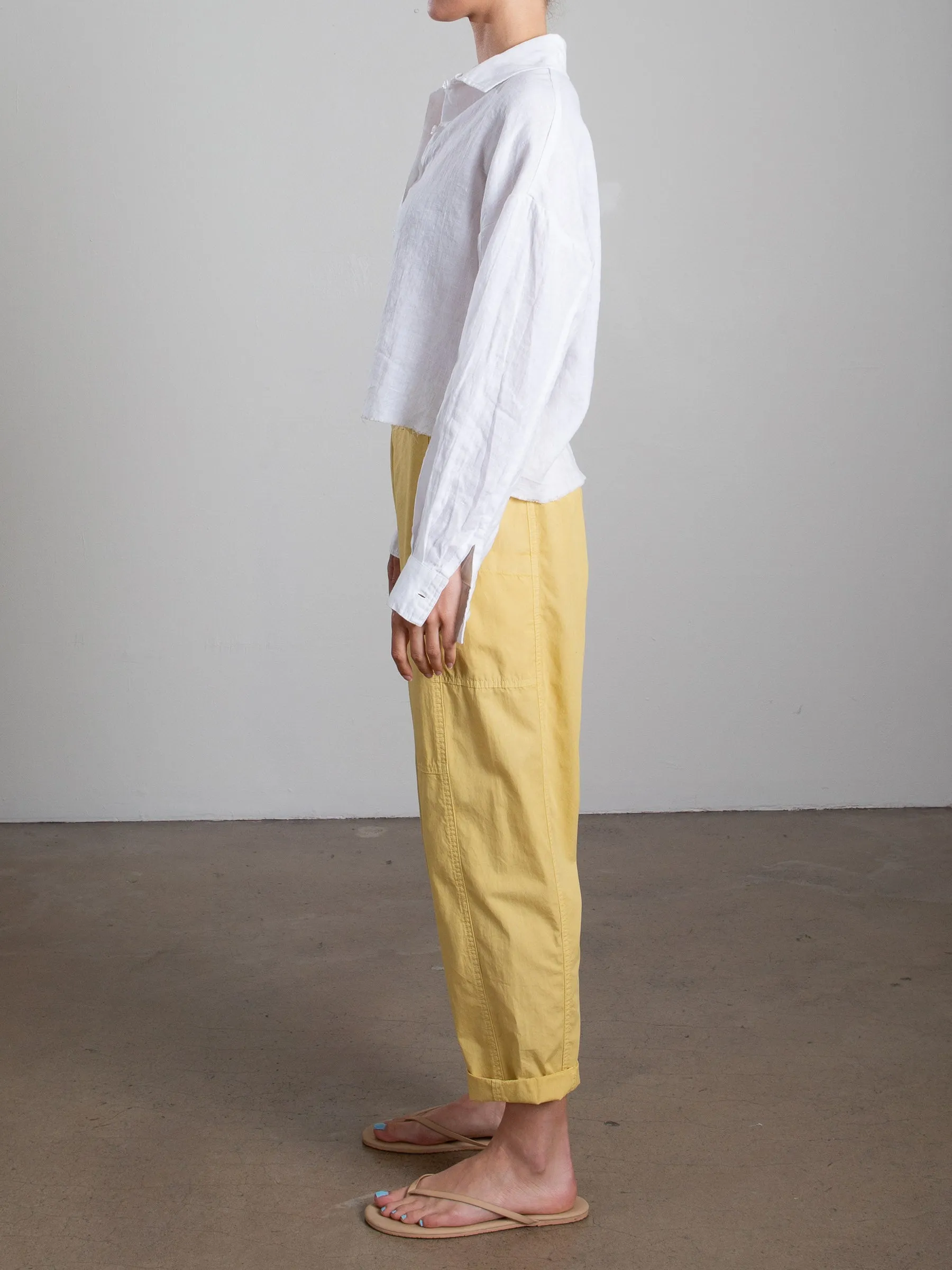 Torrance Pant in Paperweight Cotton - Rattan