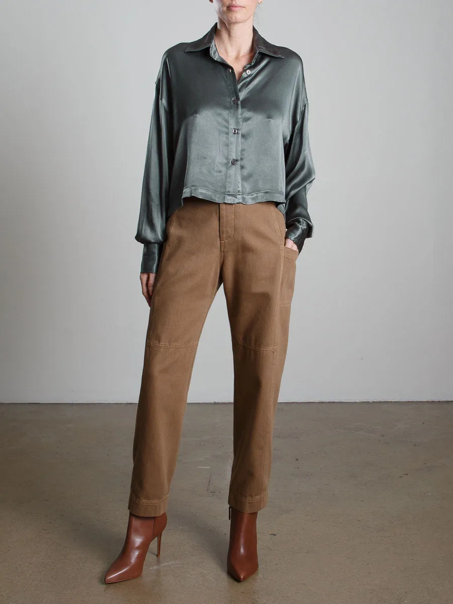 Torrance Pant in Tencel Twill - Terrain