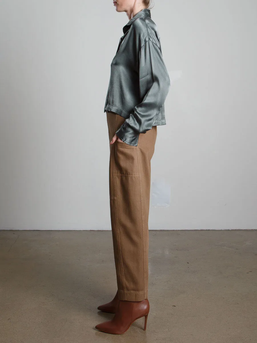Torrance Pant in Tencel Twill - Terrain