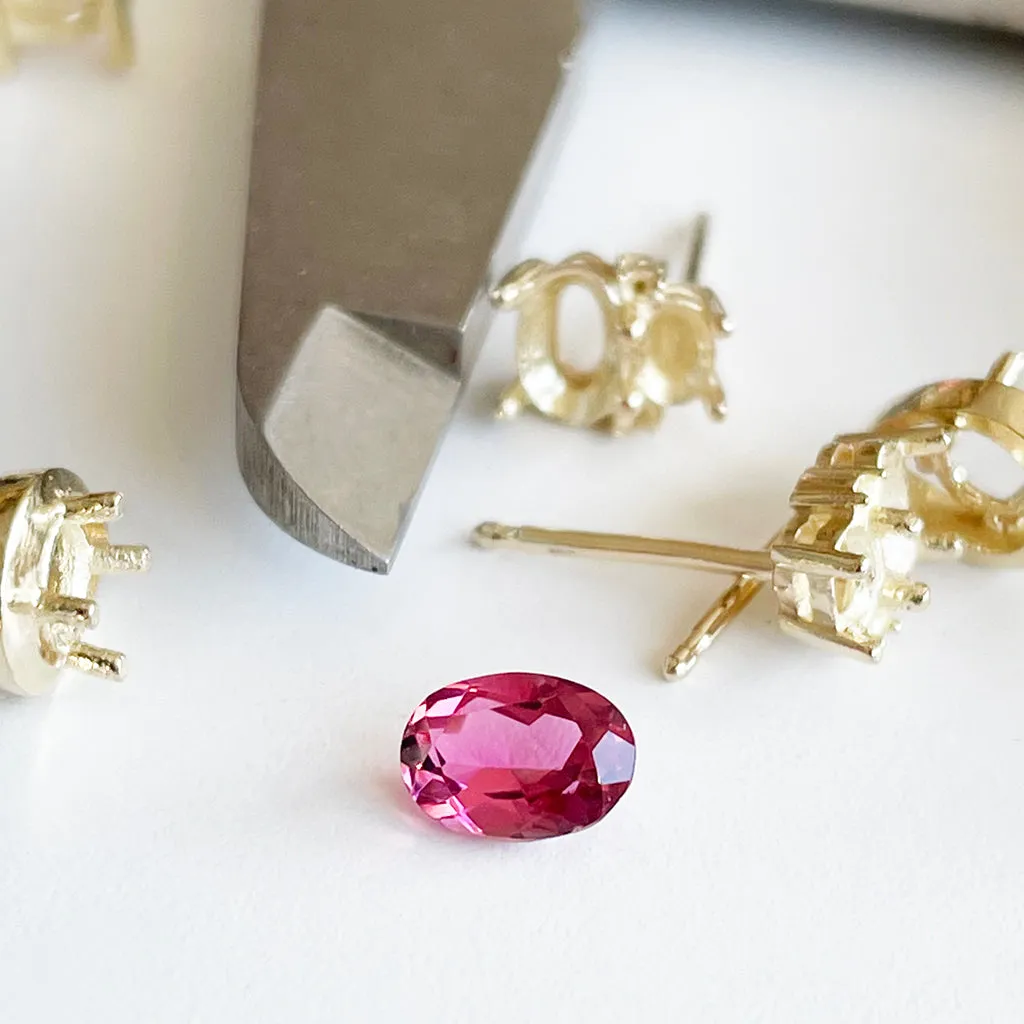 Tourmaline - Pink Oval Cut - 0.92ct