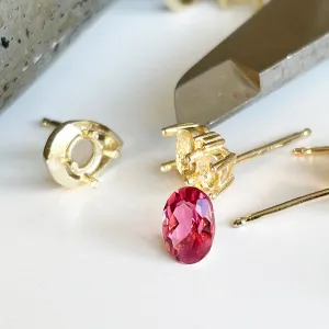 Tourmaline - Pink Oval Cut - 0.92ct