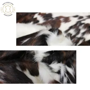 Tricolor  Cowhide PRE CUT Pieces | 12"x12", 12"x18", 12"x24" Precuts Sheets