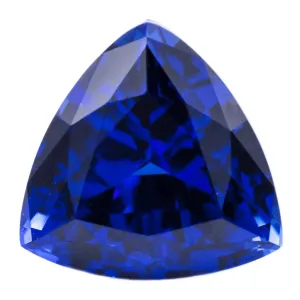 Trillion Chatham Lab-Grown Blue Sapphire Gems