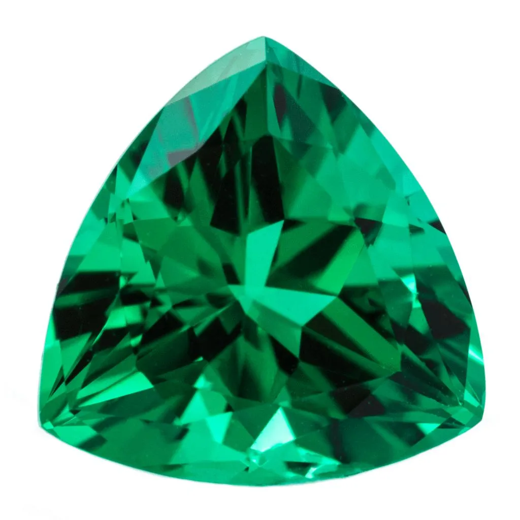 Trillion FAB Lab-Grown Emerald Gems