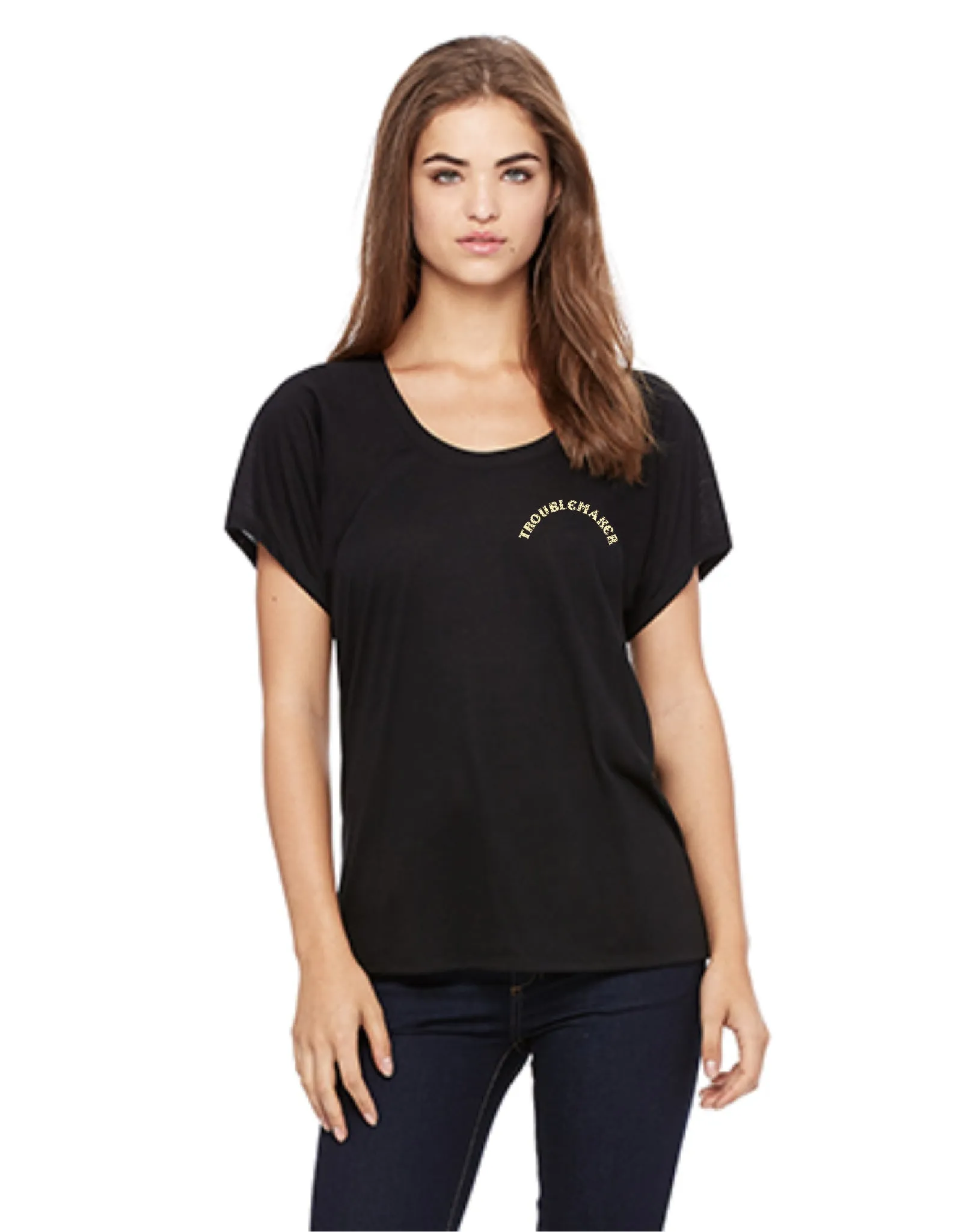 TROUBLEMAKER FLOWY TEE