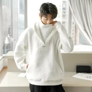 Turtleneck Hooded Casual Sweatshirt