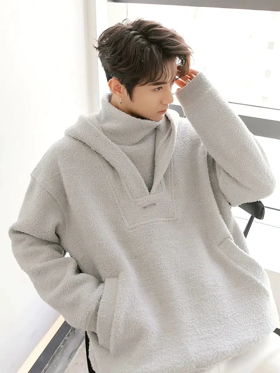 Turtleneck Hooded Casual Sweatshirt