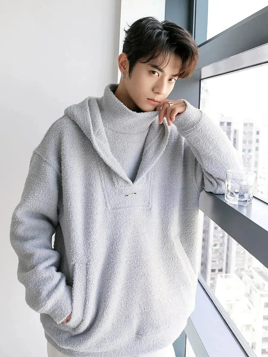 Turtleneck Hooded Casual Sweatshirt