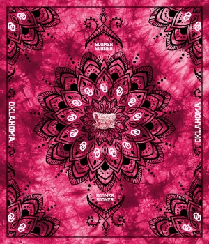 UNIVERSITY OF OKLAHOMA-Collegiate Tapestry-100% Polyester Minky-OU1360