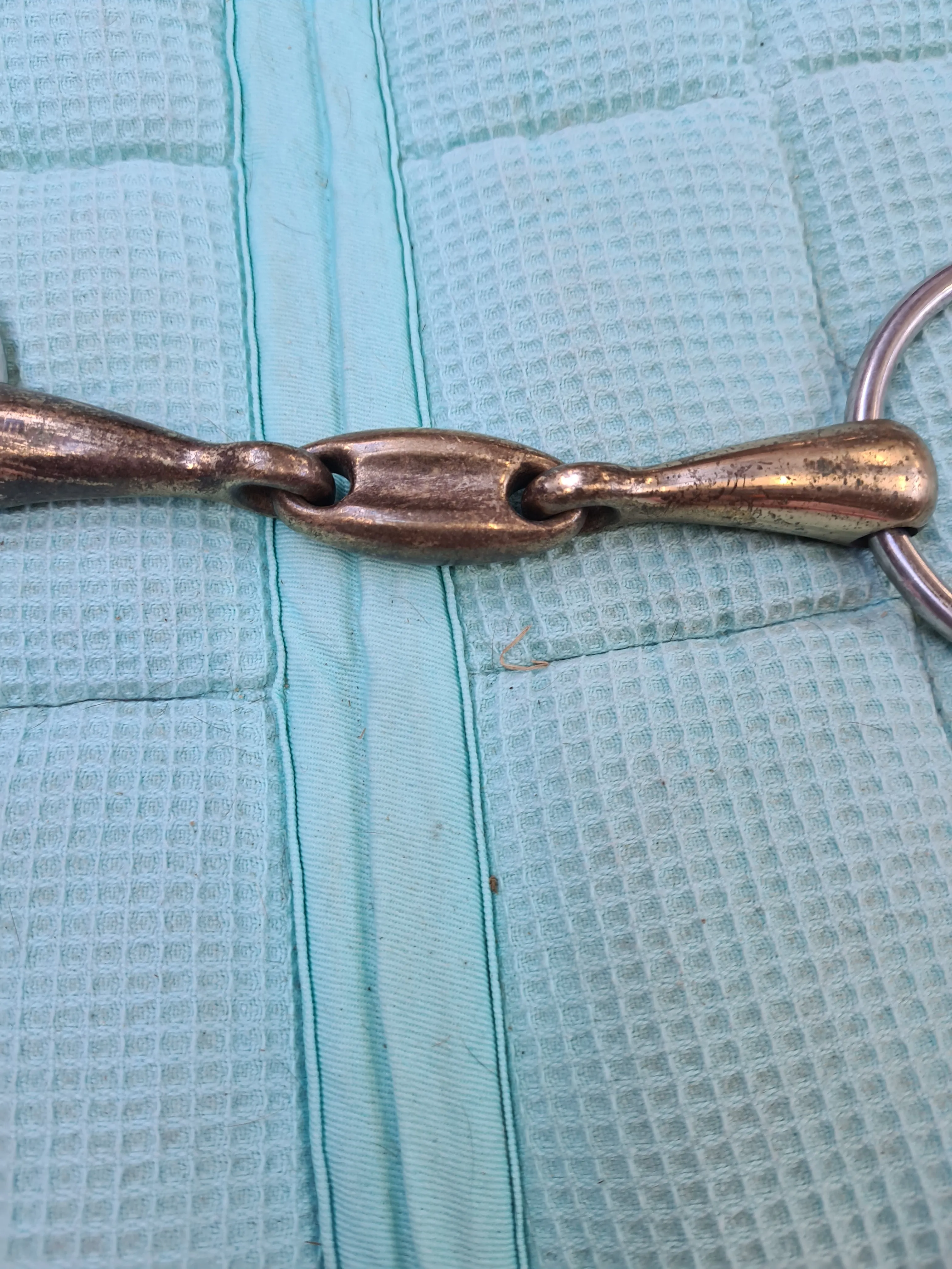Used 5-1/4" loose ring snaffle with lozenge FREE POSTAGE☆