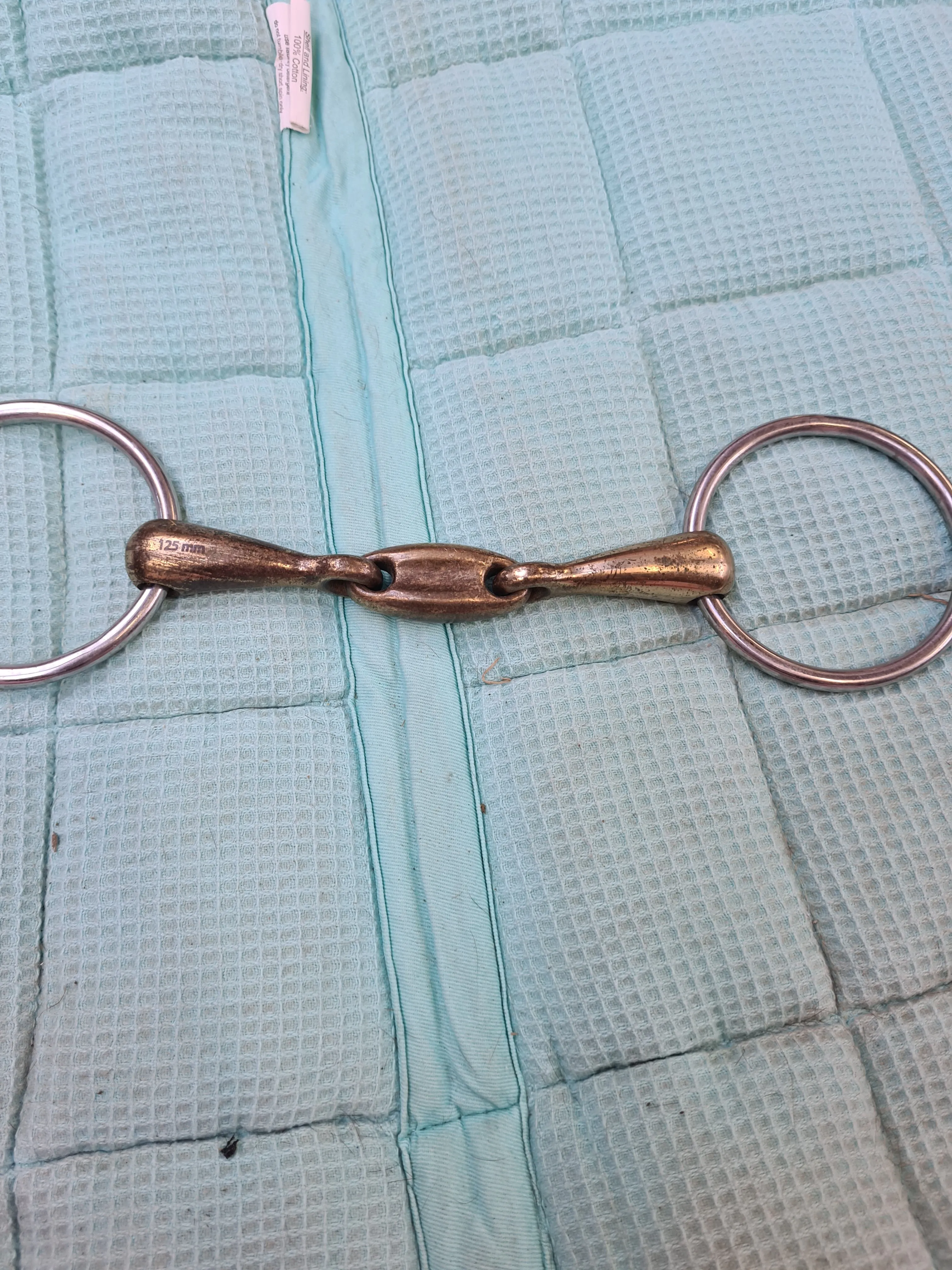 Used 5-1/4" loose ring snaffle with lozenge FREE POSTAGE☆