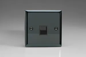 Varilight 1-Gang Telephone Master Plug Socket Iridium XITMB
