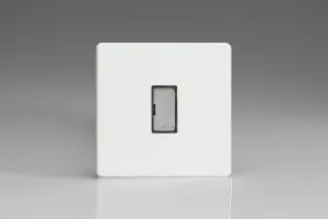 Varilight 13A Unswitched Fused Spur with Metal Inserts Premium White XDQ6UDS